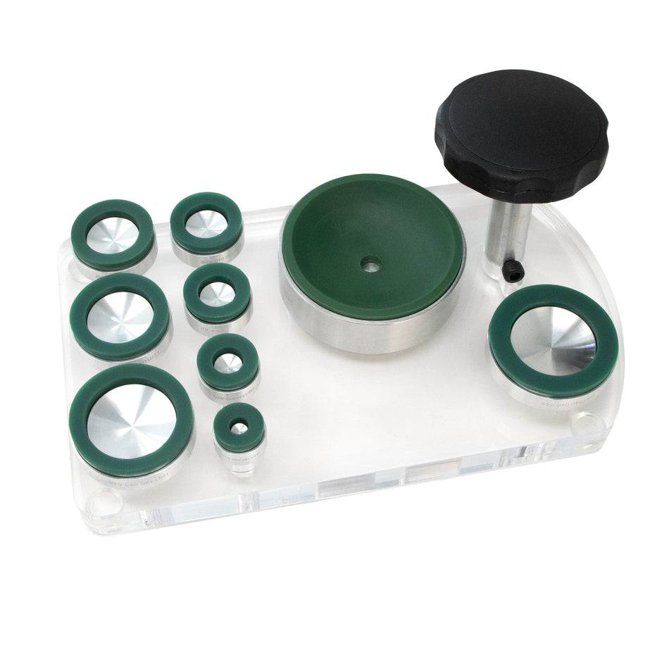 Timelab Spider Opener 8 PC Suction Die Set Opening Closing Screwback Watch Case