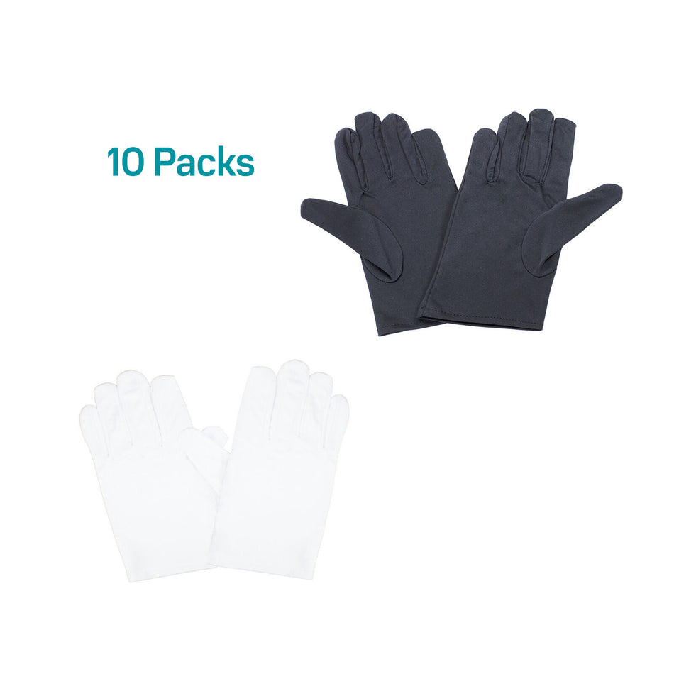 10 PACKS Microfiber Hobby Watch Jewelry Care Handling Lint-free Touchscreen Glove