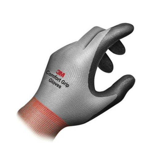 2 Pairs x 3M Comfort Grip Gloves Nitrile Foam Coat General Use Safety Work Mechanic