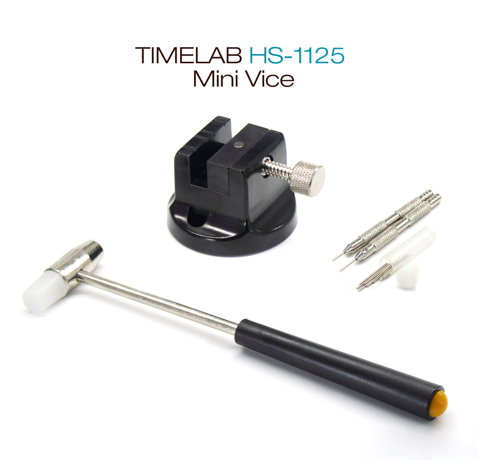 Timelab Miniature Vice Vise Watch Strap Holder Pin Punch Link Pin Remover Kit