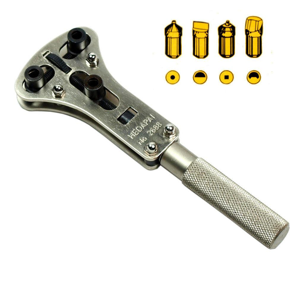 Watch Screw Back Opener Case Remover Wrench Bits for Small Watches