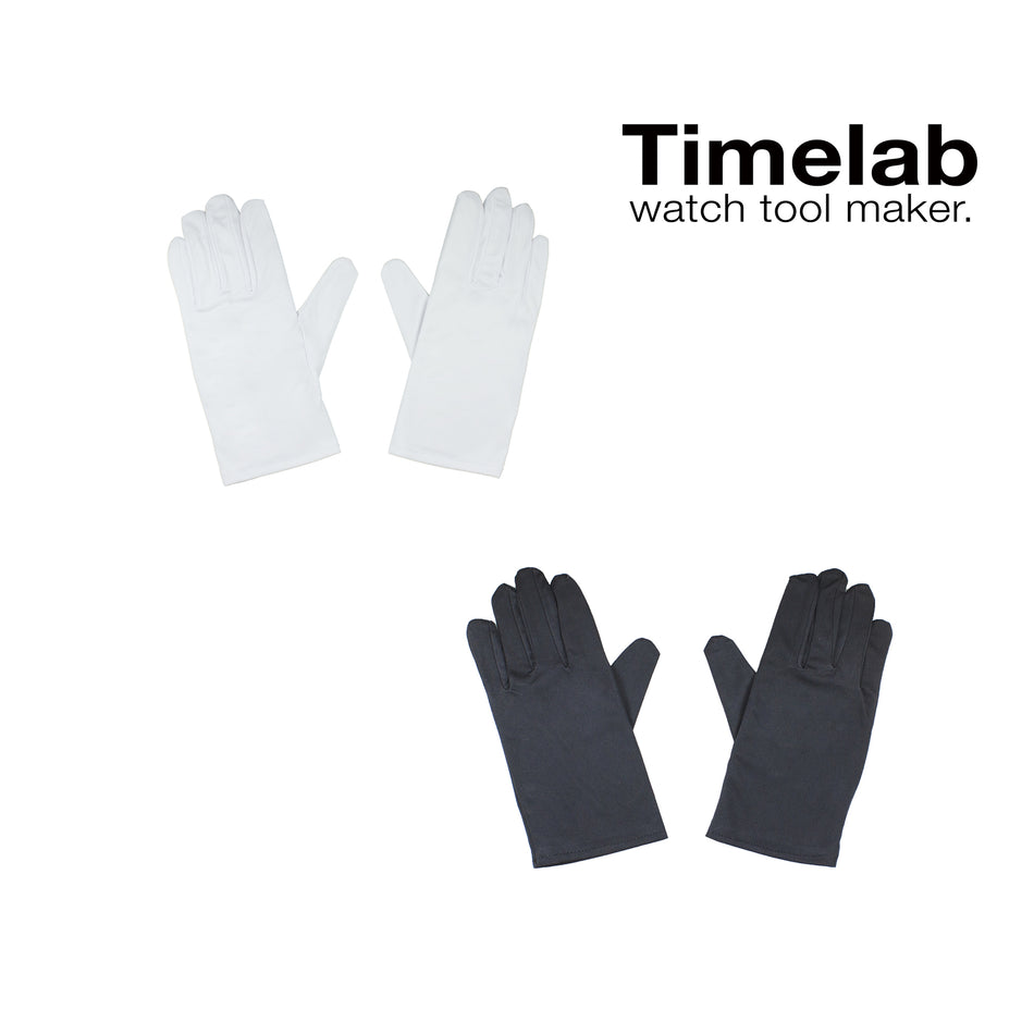 1 pack x Timelab Microfiber Watch Jewelry Handling Inspection Polish Gloves (MADE IN CHINA)